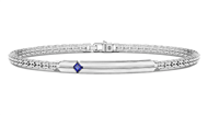 Bracelet Zancan Homme insigna color in Argent ESB312-BL